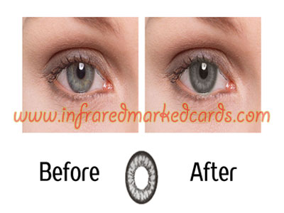 Lentilles de contact infrarouges pour Hazel Eyes