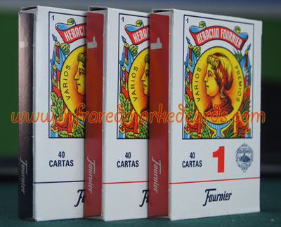 Fournier 1-40 Spanish Marqué cartes