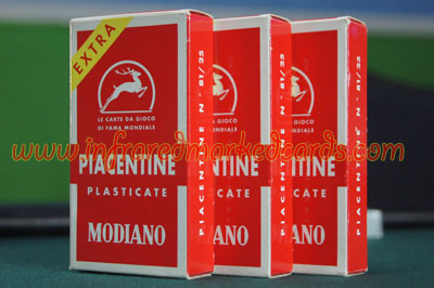 Modiano Piacentine Italian Regional Marqué cartes